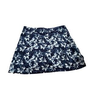 EUC Tranquility skirt skort blue white sz M activewear tennis golf